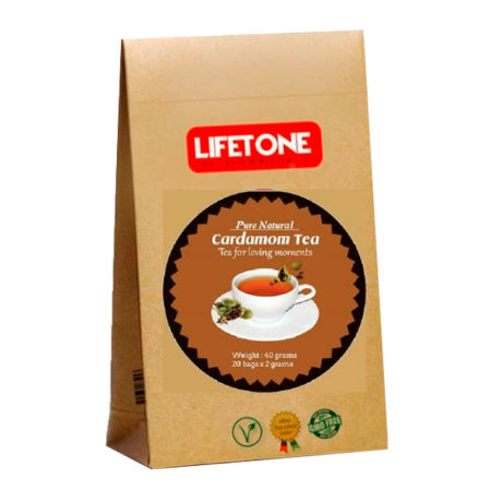 Lifetone Cardamom Tea - 20 Tea Bags