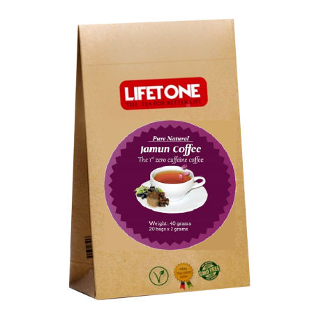 Lifetone Jamun Seed Kernel Coffee - 20 Tea Bags
