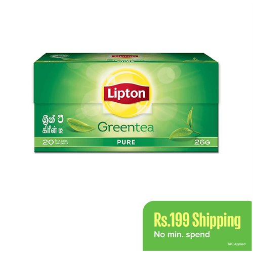 Lipton Pure Green Tea Bag 30g