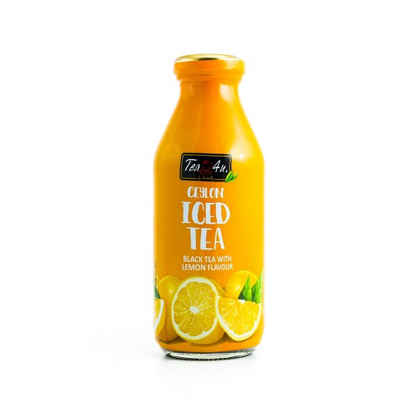 Tea 4U Ceylon Iced Black Tea With Lemon Flavour 350mL