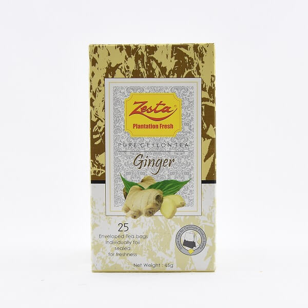 Zesta Ginger 25 Tea Bags 45g