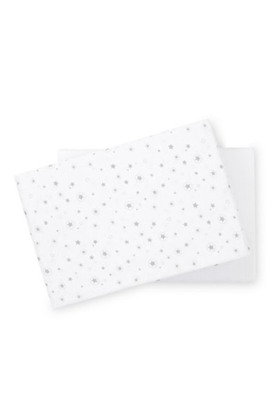Mothercare Jersey Fitted Cot Bed Sheets 2 Pack
