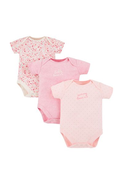 Mothercare Mummy & Daddy Bodysuits 3 Pack
