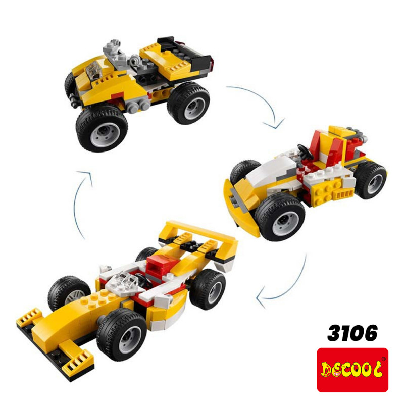 Decool Super Race Car 3106