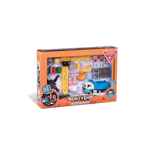 DRIVEN by Battat Construction Crane Play Set WH1022Z