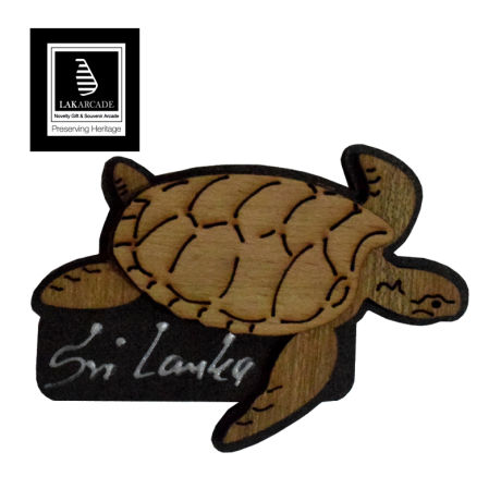 Lakarcade Wooden Magnet Turtle