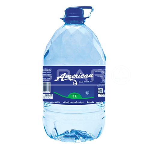 American Drinking Water Bottle 5L