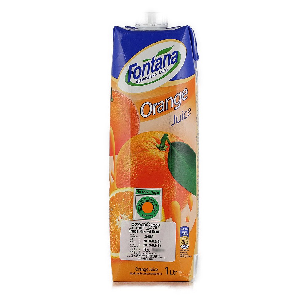 Fontana Orange Juice 1l