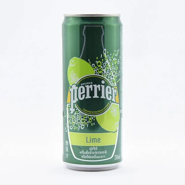 Perrier Mineral Water Can Lime 330mL