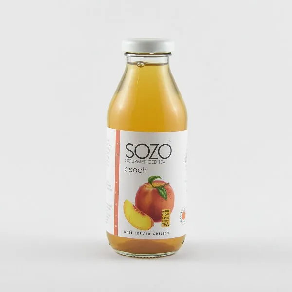 Sozo Gourmet Iced Tea Peach 370mL